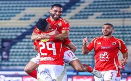 الأهلى يهزم بتروجت 3 – 2 فى أول ظهور تحت قيادة عماد النحاس