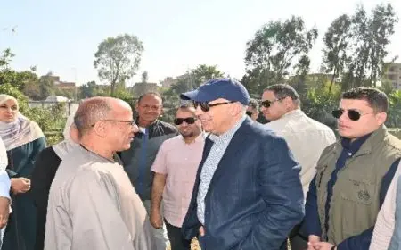 وزير الرى ومحافظ الغربية يتفقدان حالة الرى وأعمال تطهيرات الترع