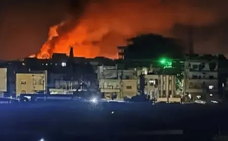 إسرائيل تقصف هدفا قرب القصر الرئاسى بدمشق