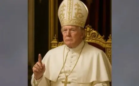 “أنا البابا”.. ترامب ينشر ة بزى بابا الفاتيكان