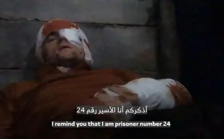 حماس تنشر  لرهينة إسرائيلى جريح