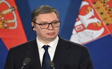 نقل الرئيس الصربى إلى المستشفى بعد عودته من واشنطن