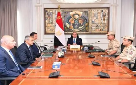 الرئيس السيسى يستعرض مستجدات المشروع القومى لتطوير محطة “الزهراء” للخيول العربية