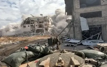 استشهاد 3 فلسطينيين وإصابة آخرين فى قصف إسرائيلى على مدينة غزة