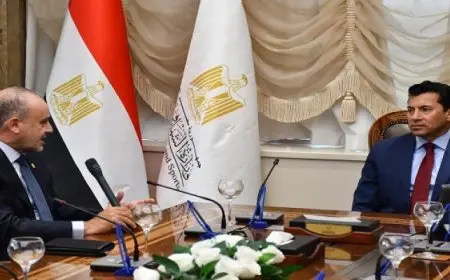 وزير الشباب والرياضة يؤكد أن الوزارة تعمل على تمكين الكفاءات المصرية فى كافة المحافل