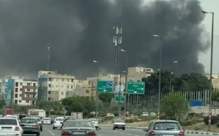 انفجار بثانى أكبر مدينة إيرانية.. حريق في مشهد