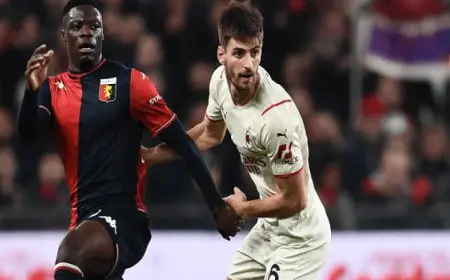 ميلان يتحدى جنوى لمواصلة التقدم فى جدول ترتيب الدورى الإيطالى