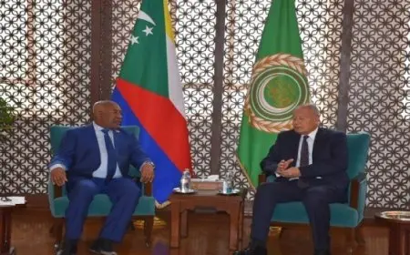 أبو الغيط يؤكد حرص الجامعة العربية المستمر على دعم جمهورية القُمر المتحدة بكافة المجالات