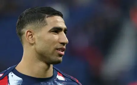 أشرف حكيمي ضمن مرشحي جائزة أفضل لاعب إفريقي في الدوري الفرنسي