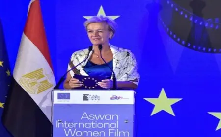 سفيرة الاتحاد الأوروبى بمهرجان أسوان لأفلام المرأة: سعيدة بتواجدى فى مصر