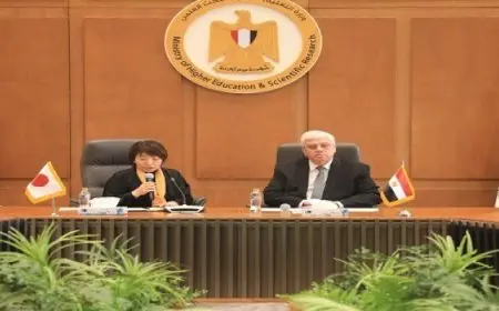 وزير التعليم العالى يبحث مع وزيرة التعليم والثقافة اليابانية تعزيز التعاون المشترك