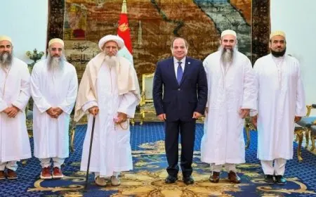 بال .. الرئيس السيسى يستقبل سلطان طائفة البهرة بالهند