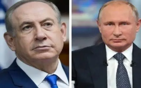 الكرملين: بوتين ونتنياهو يبحثان هاتفيا الأوضاع فى الشرق الأوسط