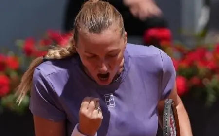 كفيتوفا تنتزع انتصارها الأول بعد “إجازة الأمومة”