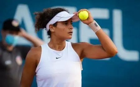 ميار شريف تخرج من بطولة إيطاليا المفتوحة للتنس