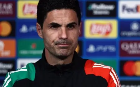 أرتيتا يتحدث عن مباراة باريس سان جيرمان: نحن هنا لنسجل التاريخ