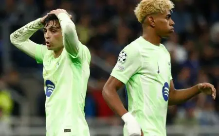 بيدري ينتقد حكم مباراة برشلونة وإنتر ميلان ويبعث رسالة إلى “يويفا”