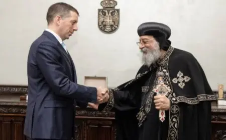 البابا تواضروس لرئيس وزراء صربيا : نعيش فى مصر محبة حقيقية بين المسلمين والمسيحيين