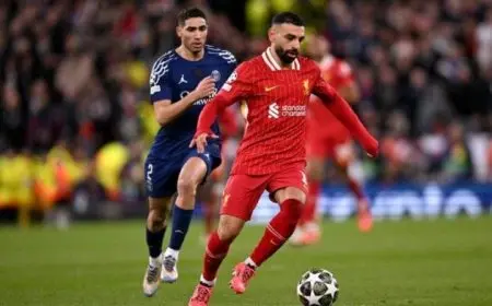 «يستحقون الانتصار بالكامل».. محمد صلاح يتحدث عن الخروج من دوري أبطال أوروبا أمام باريس