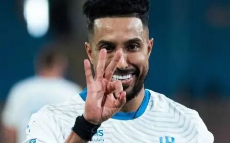 هاتريك سالم الدوسري في debut الهلال مع الشلهوب