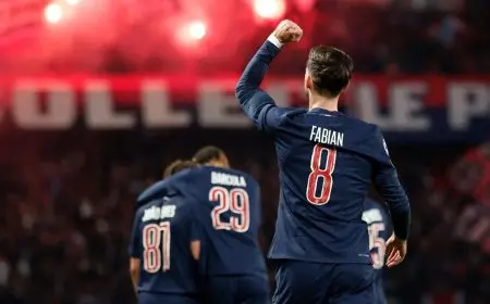 قذيفة فابيان رويز تفاجئ أرسنال وتمنح الأفضلية لسان جيرمان