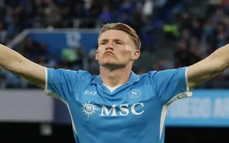 رسميا.. ماكتوميناى لاعب نابولى يفوز بجائزة لاعب شهر أبريل بالدورى الإيطالى