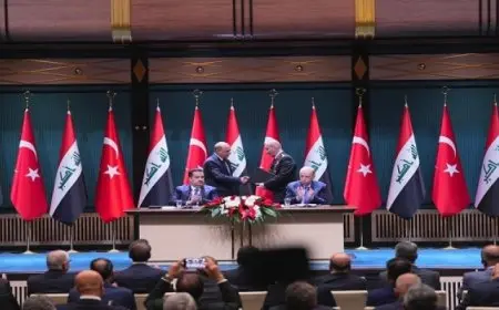 رئيس الوزراء العراقى والرئيس التركى يشهدان مراسم توقيع مذكرات تفاهم بين بغداد وأنقرة
