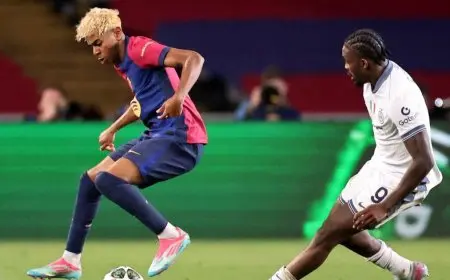 يامال يتفوق على فينيسيوس ويتصدر قائمة المراوغين في أوروبا