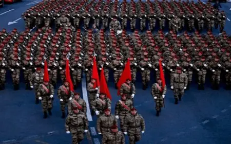 بدء توافد القادة المشاركين فى الاحتفالات بالذكرى الثمانين لعيد النصر إلى الساحة الحمراء بموسكو