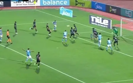 إبراهيم عادل يسجل هدفاً ويقلص الفارق لبيراميدز أمام البنك الأهلي «فيديو»