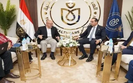 رئيس الهيئة العامة للرعاية الصحية يلتقى ممثل منظمة الصحة العالمية فى مصر