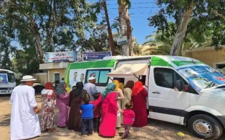 الصحة تطلق قوافل طبية مجانية فى 5 محافظات ضمن مبادرة حياة كريمة