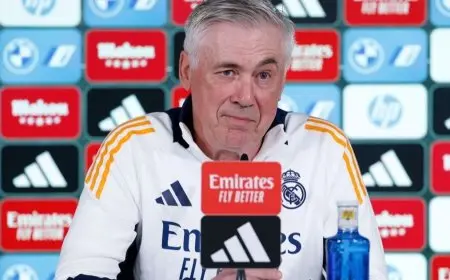 أنشيلوتي: برشلونة ليس مرشحاً في الكلاسيكو.. ويُرحب بتشابي ألونسو