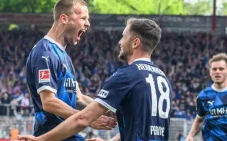 كييل وبوخوم يهبطان في البوندسليغا وهايدنهايم يقترب من الملحق