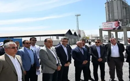 رئيس الوزراء يشهد افتتاح محطة الصب الجاف “أقماح” بميناء غرب بورسعيد