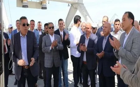 رئيس الوزراء يشهد افتتاح “رصيف عباس” بميناء غرب بورسعيد بعد تطويره وتعزيز قدراته