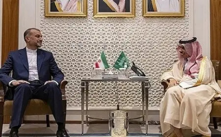 وزيرا خارجية السعودية وإيران يبحثان آخر التطورات الإقليمية