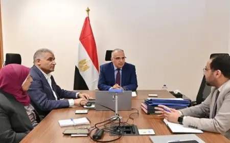 وزير الرى يتابع موقف مشروع المسار الناقل لمياه الصرف الزراعى لمحطة المعالجة فى الدلتا الجديدة بنسبة تنفيذ ٧٨%