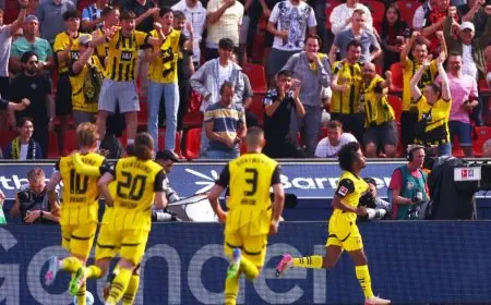 دورتموند يحقق انتصاراً على ليفركوزن ويُفسد وداع تشابي ألونسو