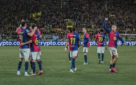 في دقيقتين.. لامين يامال يعادل النتيجة ورافينيا يضع برشلونة في المقدمة أمام ريال مدريد «فيديو»