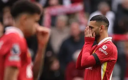 صلاح يتخلف عن الرقم القياسي لكل من هنري ودي بروين في صناعة الأهداف