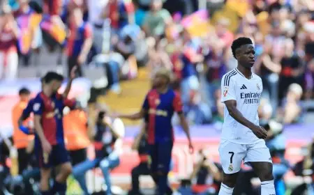 إصابة فينيسيوس ولوكاس فاسكيز قد تؤدي إلى انتهاء موسمهما في الدوري الإسباني.