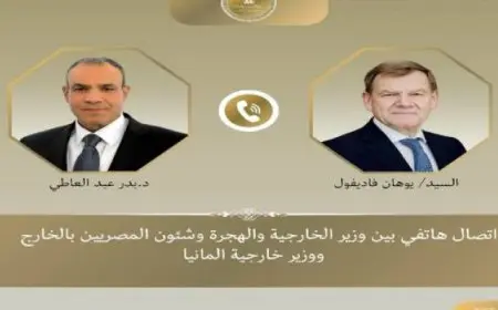 وزير الخارجية والهجرة يجرى اتصالًا هاتفيًا مع وزير خارجية ألمانيا الجديد