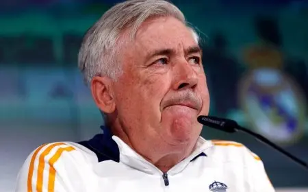 أنشيلوتي يضحك بشكل هستيري بسبب سؤال.. ويرفض تقديم نصيحة لألونسو