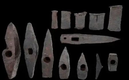 العثور على أدوات نادرة لاستخراج الحجارة عمرها 2000 عام فى رومانيا