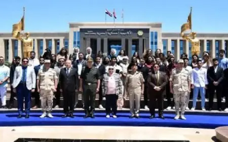 القوات المسلحة تنظم زيارات ميدانية لوفد من القيادات الشبابية لعدد من المنشآت العسكرية