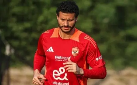 محمد الشناوي يتألق بلقطة طريفة في مباراة الأهلي وسيراميكا «فيديو»