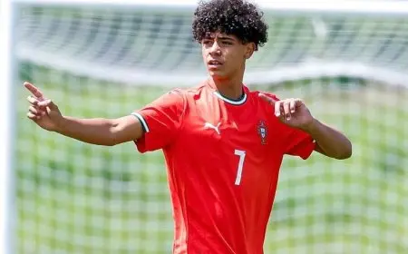 16 نادياً أوروبياً يتجهون لمتابعة كريستيانو جونيور مع المنتخب البرتغالي