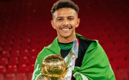 يزن مدني السعودي يتوج بلقب الدوري الألباني