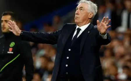 أنشيلوتي يشيد بلاعبي ريال مدريد بعد الانتصار على مايوركا